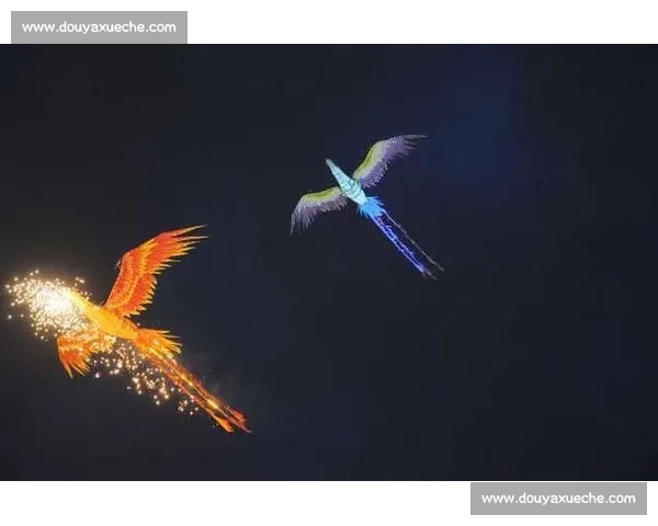 主场剧透！荆州 “凤凰于飞” 光影秀：双凤齐飞太震撼